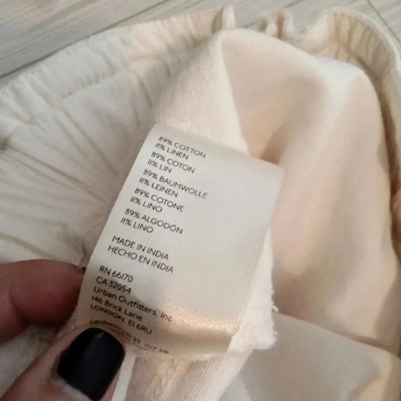 Free People sky rider drop crotch pants white color size extra small women - Picture 10 of 11